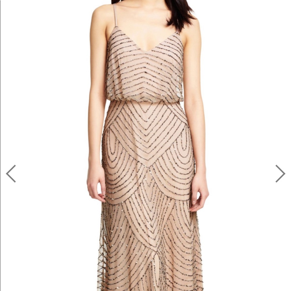 Adriana paper beaded gown
